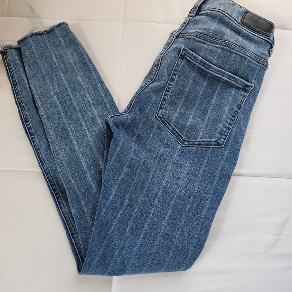 Express high rise striped women jeans (2R) - Picture 2 of 5